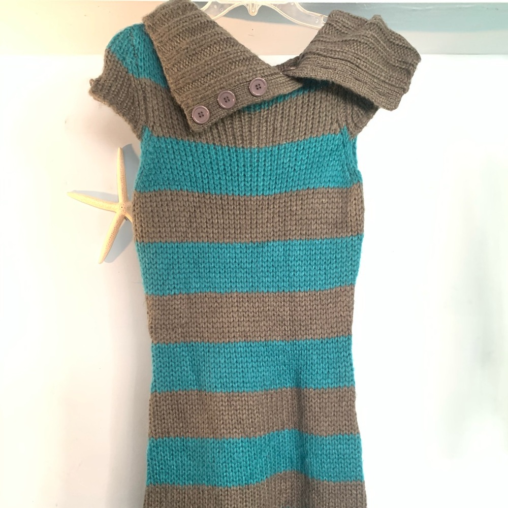 JJ BASICS WOMEN’S Short Sleeve Sweater Dress NWT M